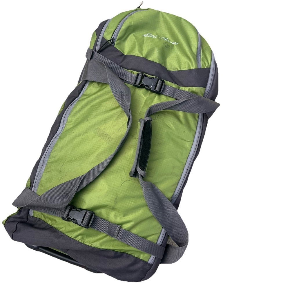 Eddie Bauer Expedition 26 Rolling Duffel‎ Bag Suitcase Travel Lightweight READ